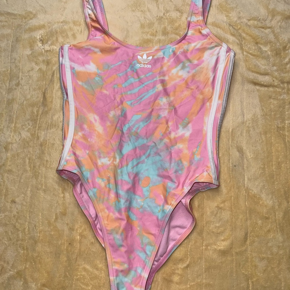 Adidas Multicolor Tie-Dye Swimsuit